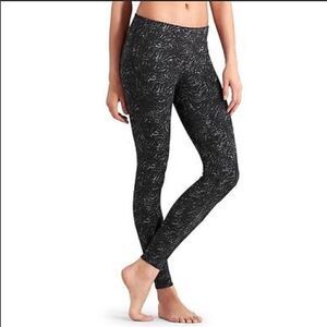 𝅺euc Athleta zebra stripe leggings sz extra small